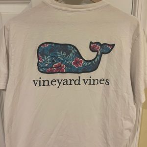 Vineyard Vines Whale Tee - White